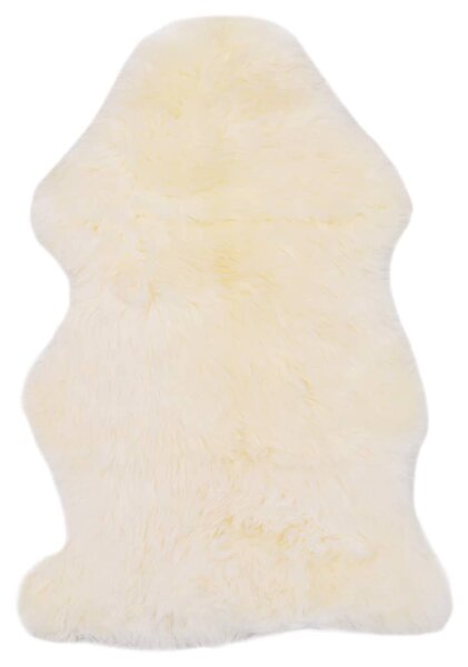 VidaXL Tepih od ovčje kože 60 x 90 cm bijeli
