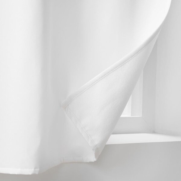 Bijela termo izolacijska zavjesa od mikrovlakana 135x180 cm Micropolar – douceur d'intérieur