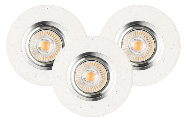 Spot-Light 2511337 - SET 3x LED Ugradbena svjetiljka VITAR 1xGU10/5W/230V
