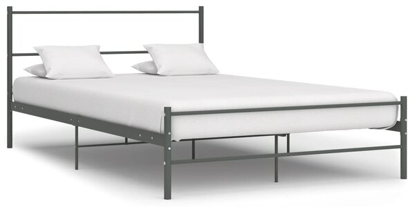 VidaXL Okvir za krevet sivi metalni 120 x 200 cm