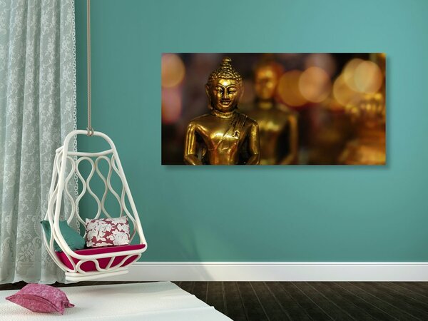 Slika Buddha s apstraktnom pozadinom