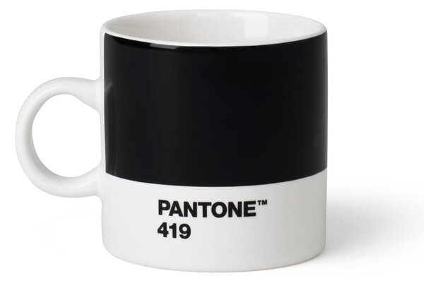 Crna keramička šalica za espresso 120 ml Espresso Black 419 – Pantone