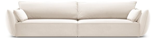 Bež baršunasta sofa 248 cm Vanda – Mazzini Sofas