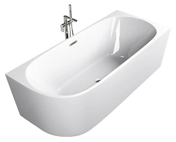Sanotechnik Samostojeća kada Porto (D x Š x V: 175 x 75 x 56 cm, Sanitarni akril, Bijela)