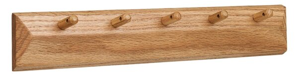 Zidna vješalica od punog hrasta u prirodnoj boji 50 cm Barco – House Nordic