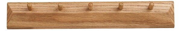 Zidna vješalica od punog hrasta u prirodnoj boji 50 cm Barco – House Nordic