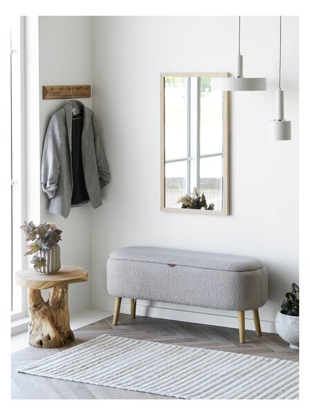 Zidna vješalica od punog hrasta u prirodnoj boji 50 cm Barco – House Nordic