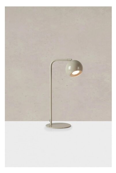 Sivo-bež stolna lampa s metalnim sjenilom (visina 39,5 cm) Pop – Markslöjd