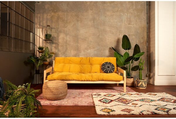 Kauč na razvlačenje 204 cm Karup Design Grab Natural Clear / Linen Beige