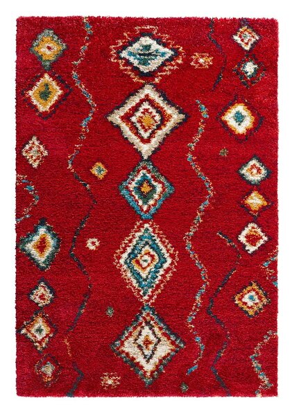 Crveni tepih Mint Rugs Geometric, 80 x 150 cm