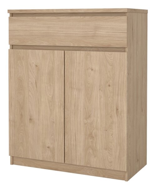 Komoda u dekoru hrasta u prirodnoj boji 80x100x40 cm Naia – Tvilum