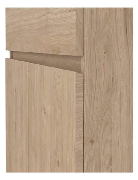 Komoda u dekoru hrasta u prirodnoj boji 80x100x40 cm Naia – Tvilum