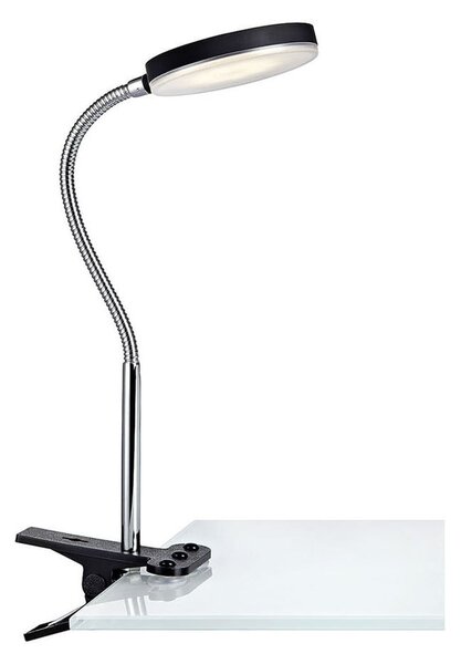 Crna stolna svjetiljka LED s klipom Markslöjd Flex