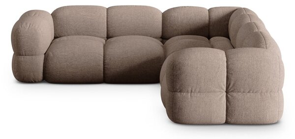 Smeđa kutna garnitura Loretto – Cosmopolitan Design