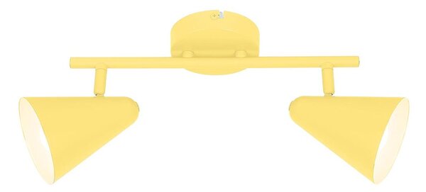 Reflektorska svjetiljka AMOR 2xE14/40W/230V žuta