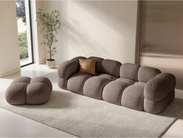 Smeđa sofa 250 cm Loretto – Cosmopolitan Design