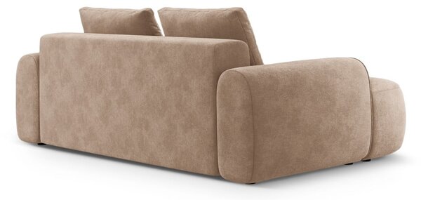 Svjetlo smeđa baršunasti sofa 200 cm Linz – Cosmopolitan Design