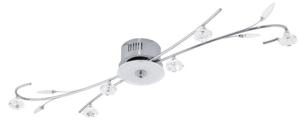 EGLO 91975 - LED Stropna svjetiljka BAREGA 1 6xG4/20W + LED/4W