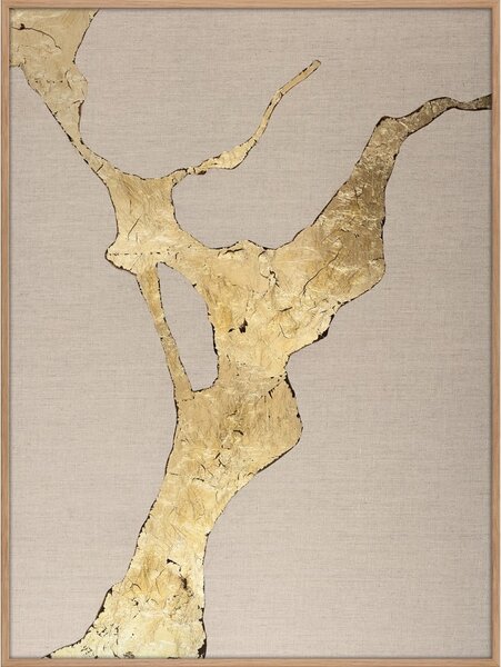 Ručno oslikana slika 90x120 cm Wild Horizon Gold – Malerifabrikken