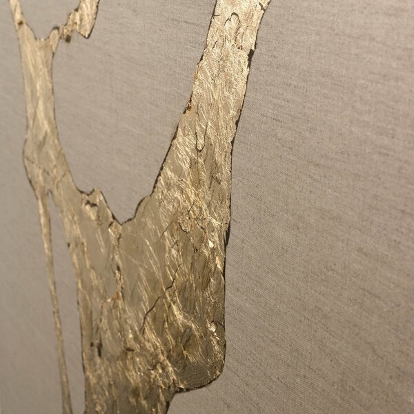 Ručno oslikana slika 90x120 cm Wild Horizon Gold – Malerifabrikken