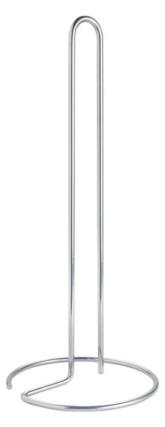 Željezan stalak za papirnate ručnike u sjajno srebrnoj boji ø 14 cm Luxy – Metaltex