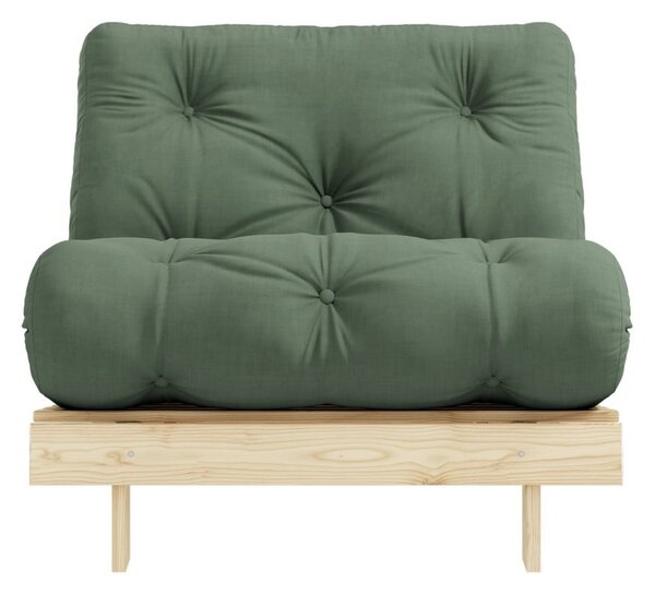 Promjenjiva fotelja Karup Design Roots Raw/Olive Green