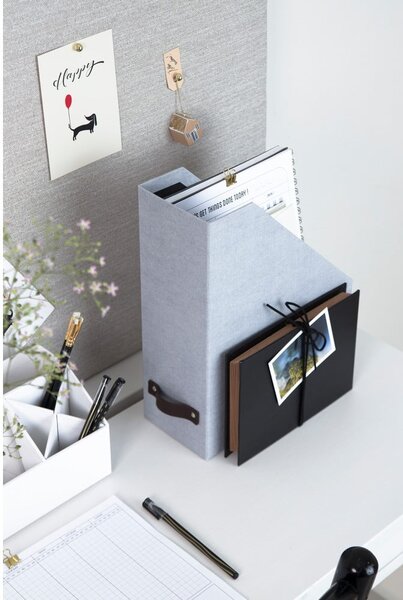 Kartonski uredski organizator za dokumente Estelle Canvas Paper Laminate – Bigso