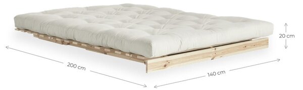 Narančasta/u bakrenoj boji sklopiva sofa 140 cm Roots – Karup Design