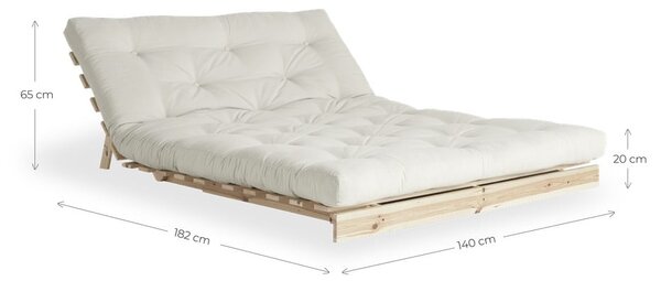 Narančasta/u bakrenoj boji sklopiva sofa 140 cm Roots – Karup Design
