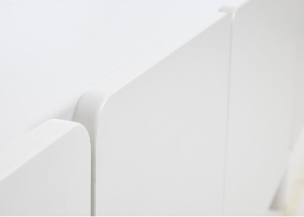 Bijela komoda 160x70x45 cm Bera – Unique Furniture