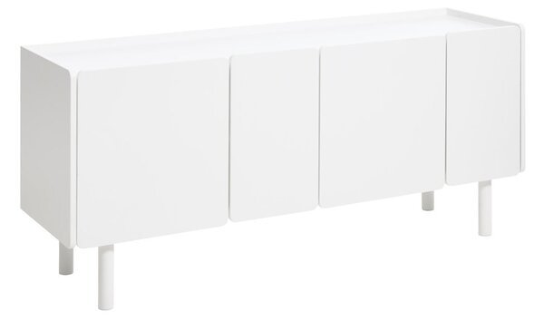 Bijela komoda 160x70x45 cm Bera – Unique Furniture