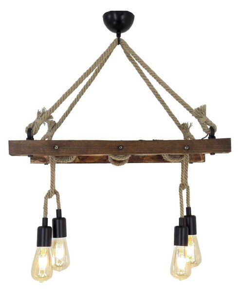Smeđa viseća svjetiljka Halat – Opviq lights