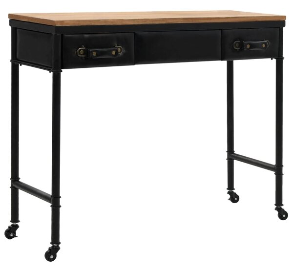 VidaXL Konzolni stol od MDF-a i jelovine 100 x 33,5 x 80 cm