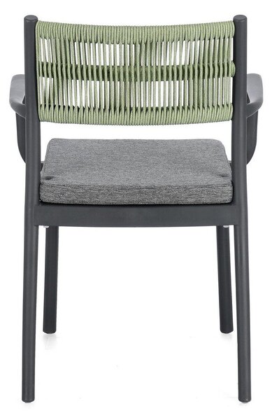 Sive plastične vrtne stolice u setu 4 kom Alvin – Bizzotto