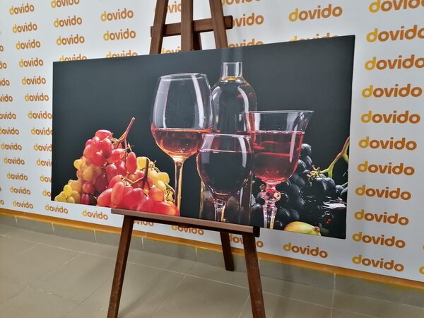 Slika talijansko vino i grožđe