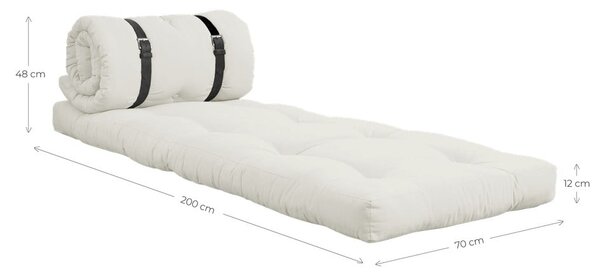 Tamnosiva promjenjiva fotelja na kopčanje Karup Design