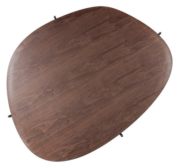 Stolić za kavu u tamnoj prirodnoj boji 97x121 cm Kota – WOOOD