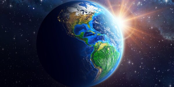 Slika plavi planet Zemlja