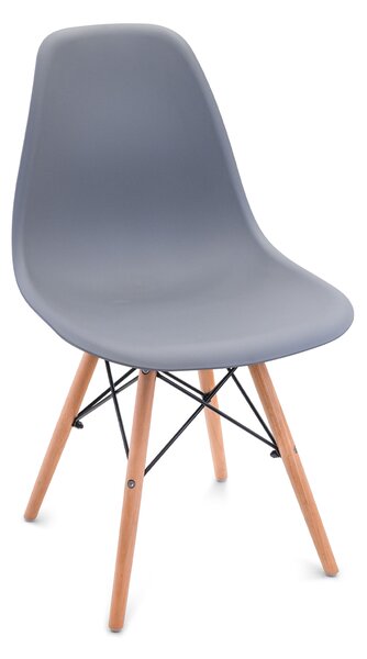 Blagovaonska stolica siva skandinavski stil Classic