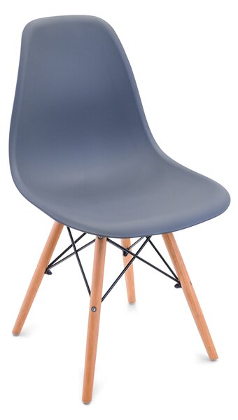Blagovaonska stolica tamno siva skandinavski stil Classic