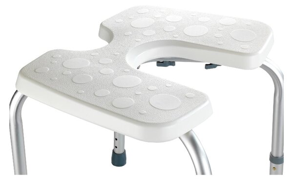 Tuš stolica Wenko Hygienic Stool White, 53 x 46 cm