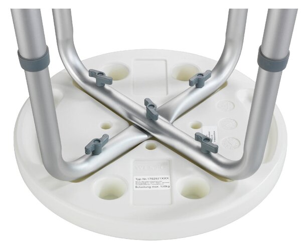 Stolica za kadu ili tuš Wenko Bath/Shower Stool, 45 x 45 cm