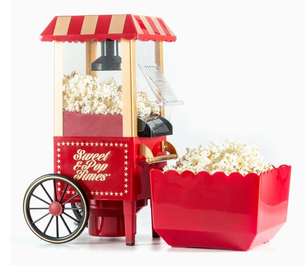 Crveni aparat za kokice InnovaGoods Popcorn Maker
