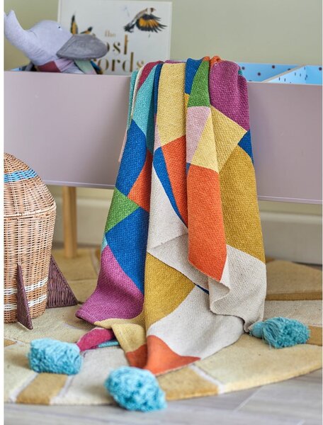 Deka za bebe od recikliranog pamuka 130x160 cm Colorine – Bloomingville Mini