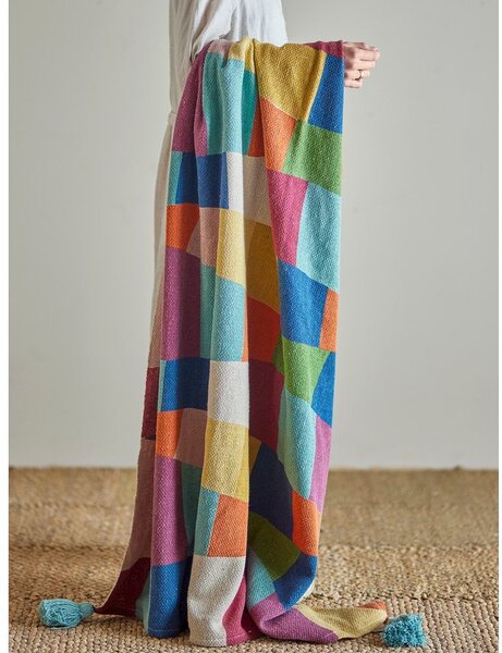 Deka za bebe od recikliranog pamuka 130x160 cm Colorine – Bloomingville Mini