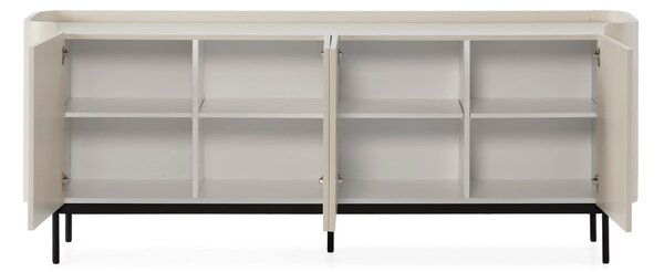Krem komoda 200x80x40 cm Willa – MOME