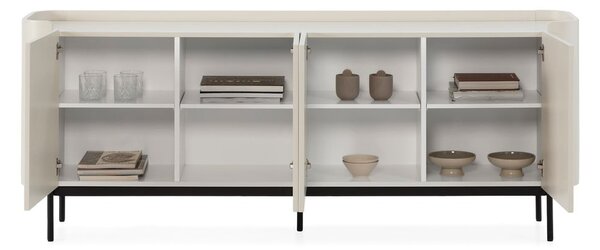 Krem komoda 200x80x40 cm Willa – MOME