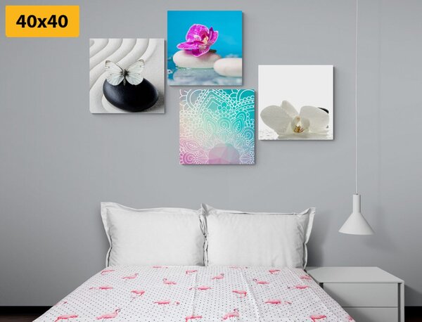 Set slika Feng Shui u zanimljivoj kombinaciji boja