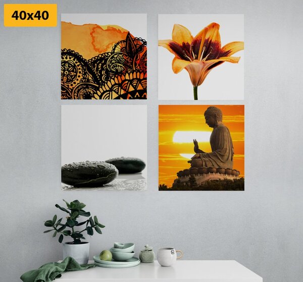 Set slika Feng Shui u jedinstvenom stilu