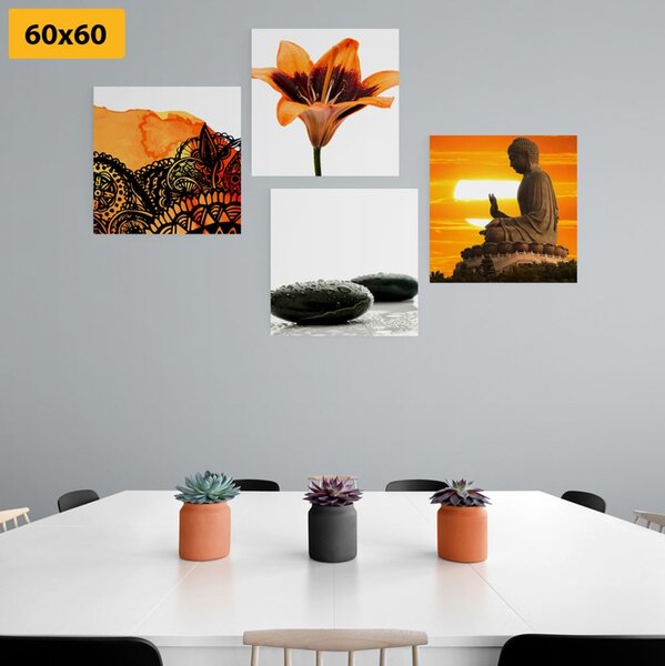 Set slika Feng Shui u jedinstvenom stilu